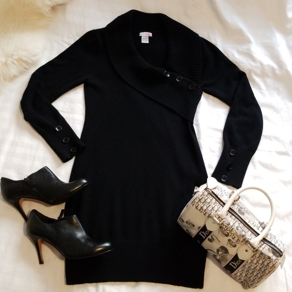Body Central black sweater dress